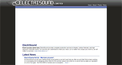 Desktop Screenshot of electrisound.com